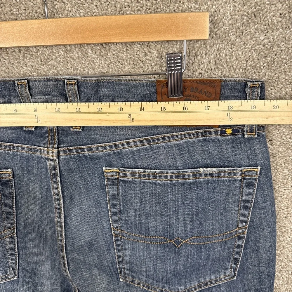 Lucky Brand‎ Mens Blue Straight Leg Denim Jeans 36x30 Medium Wash Classic Fit